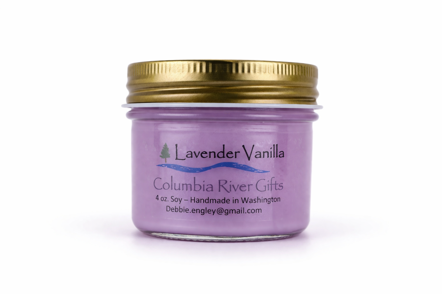 Candle 4oz Jar Lavender Vanilla