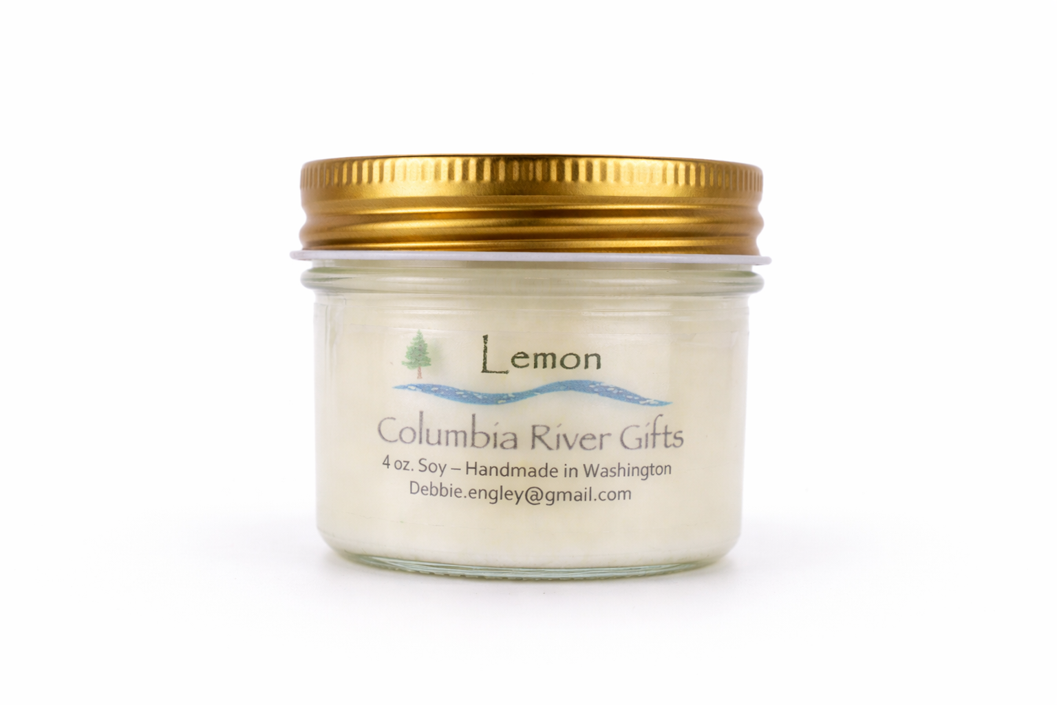 Candle 4oz Jar Lemon
