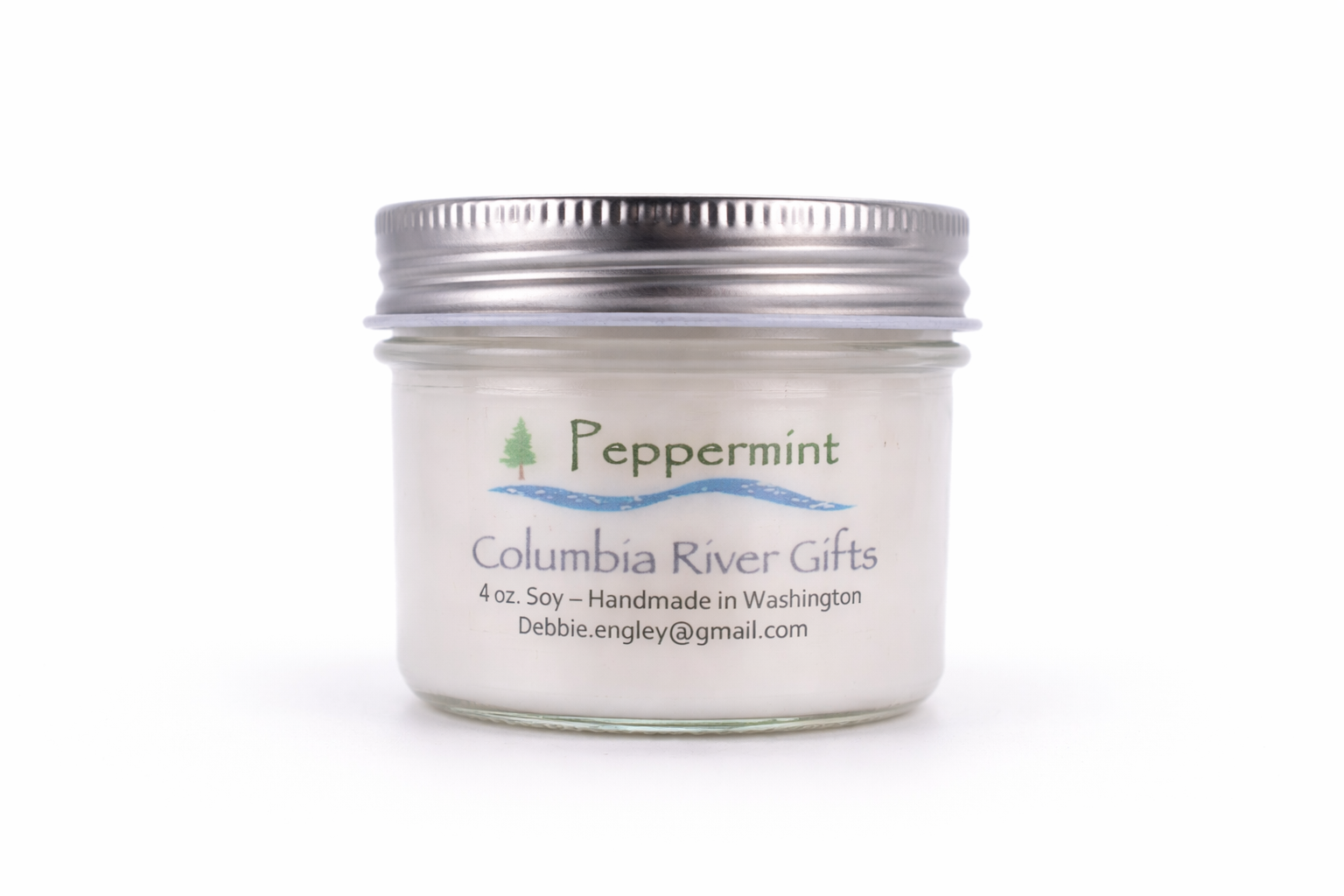 Candle 4oz Jar Peppermint