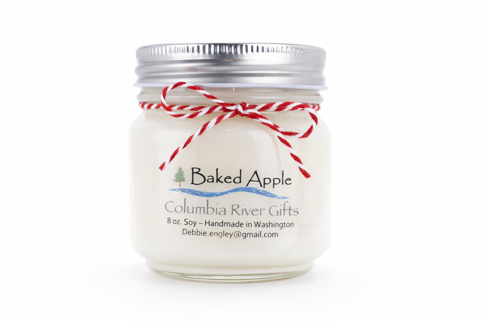 Candle 8oz Jar Baked Apple