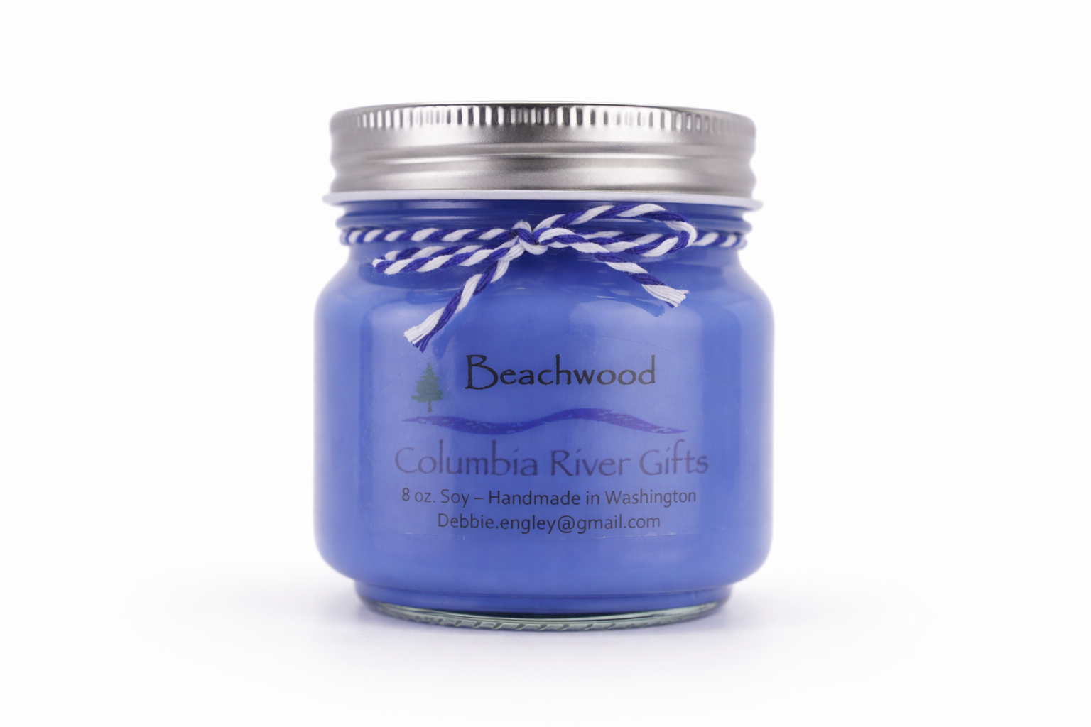 Candle 8oz Jar Beachwood