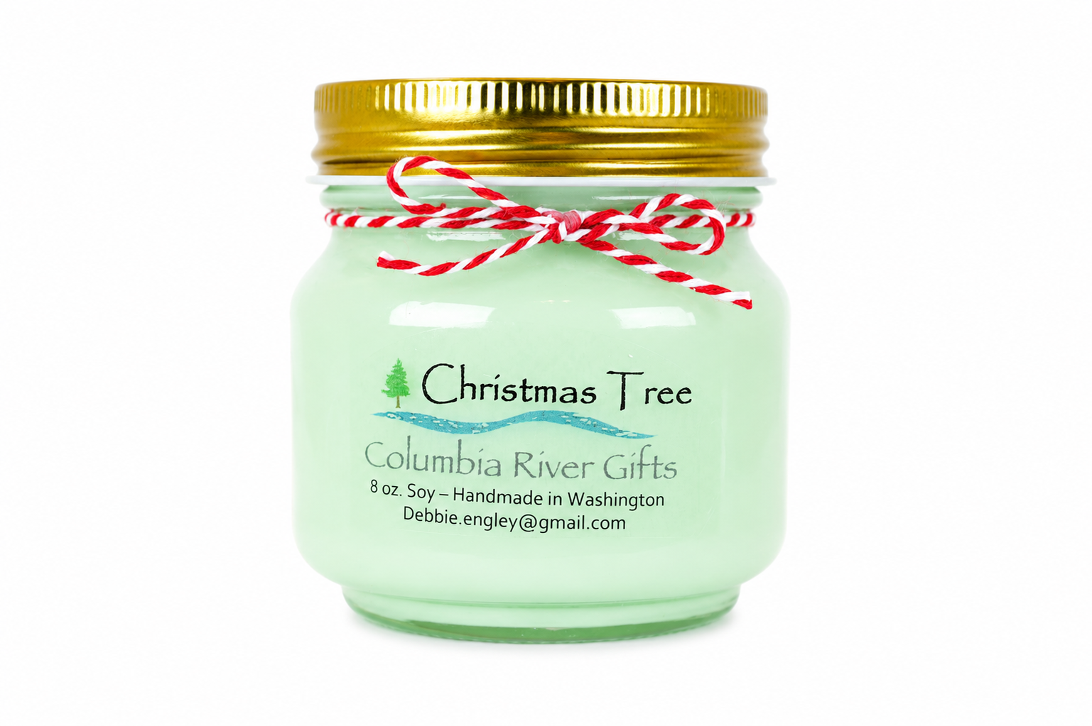 Candle 8oz Jar Christmas Tree