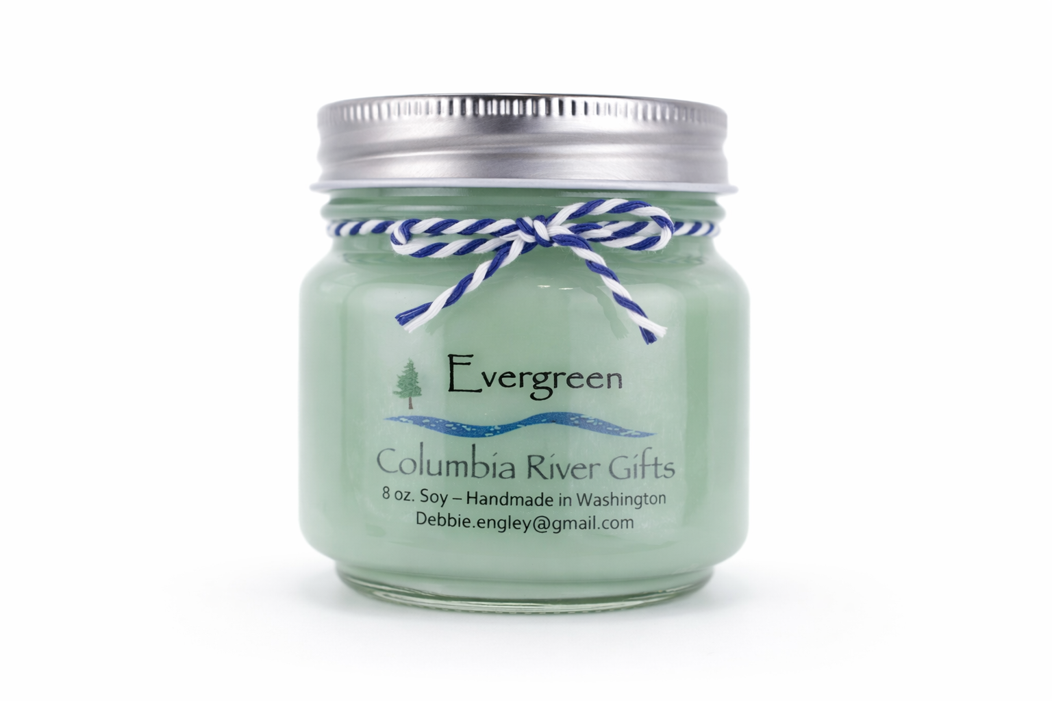 Candle 8oz Jar Evergreen