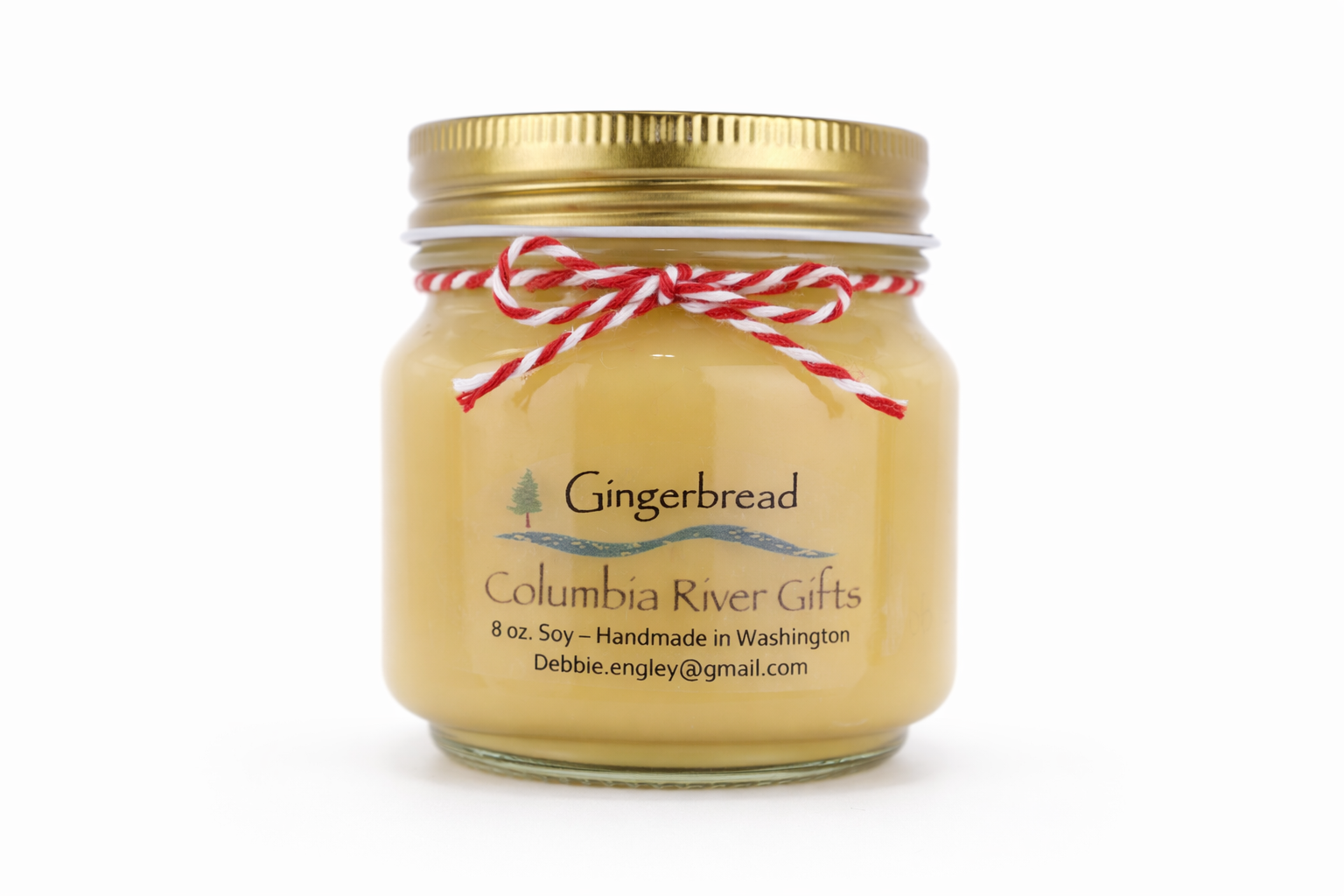 Candle 8oz Jar Gingerbread