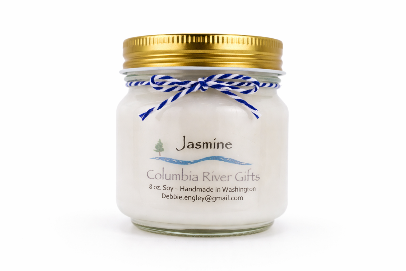 Candle 8oz Jar Jasmine