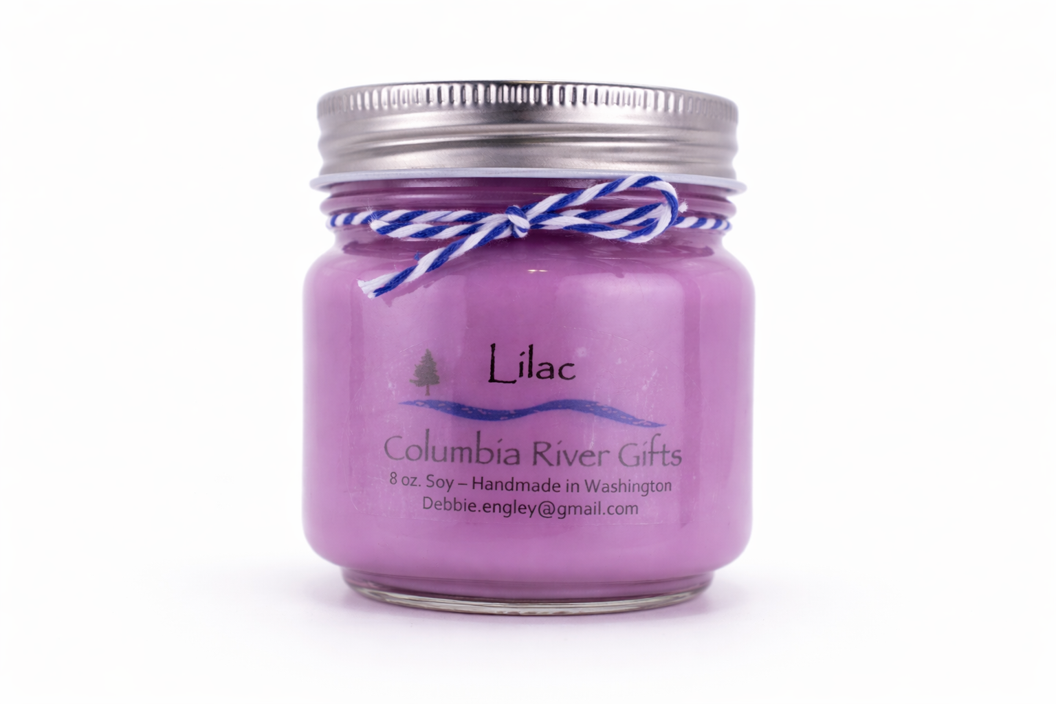 Candle 8oz Jar Lilac