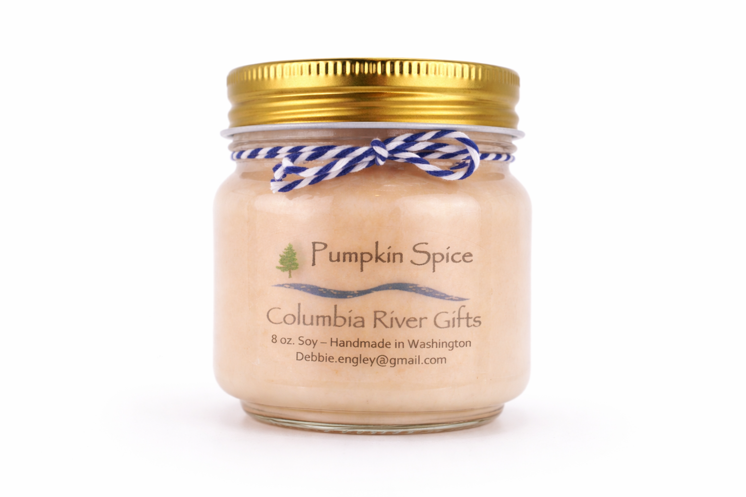 Candle 8oz Jar Pumpkin Spice