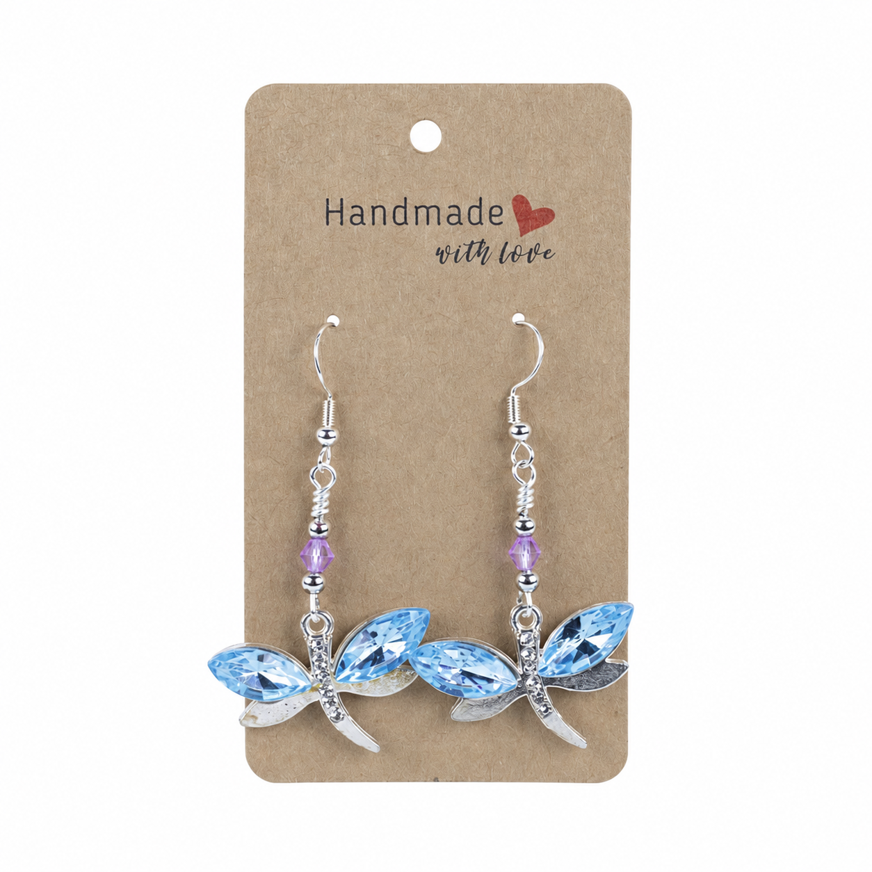 Earring Dragonfly Charm Azure